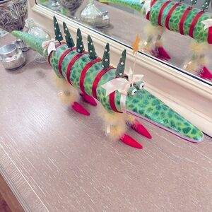 PATIENCE BREWSTER 24" ALLIGATOR CHRISTMAS KRINKLES DEP 56